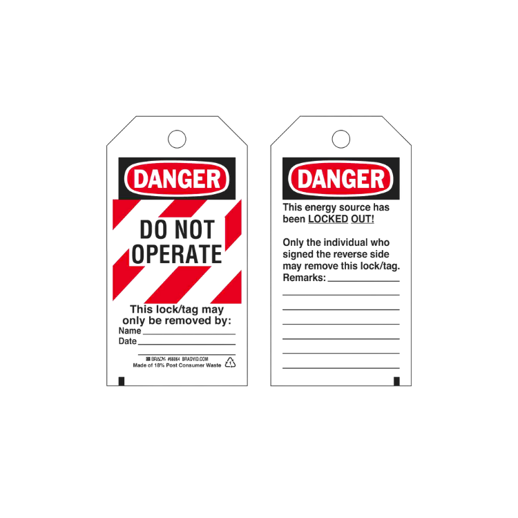 Lockout Tagout Labels