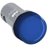 Compact Pilot Light Blue LED 12V DC
