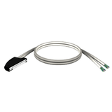 Cord Set - 40-way Terminal - 2 X HE10 Connector - for M340 I/O - 0.5 M.