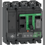 Circuit Breaker ComPacT NSX100B, 25kA At 415VAC, MicroLogic 4.2 Vigi Trip Unit 100A, 4 Poles 4d