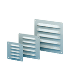 Metal Outlet Grille Cut-out 104x80mm Ext Dim 120x120mm IP23.