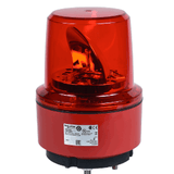 Prewired Rotating Mirror Beacon, Harmony XVR, 130 Mm, Red, Without Buzzer, 24 V DC.