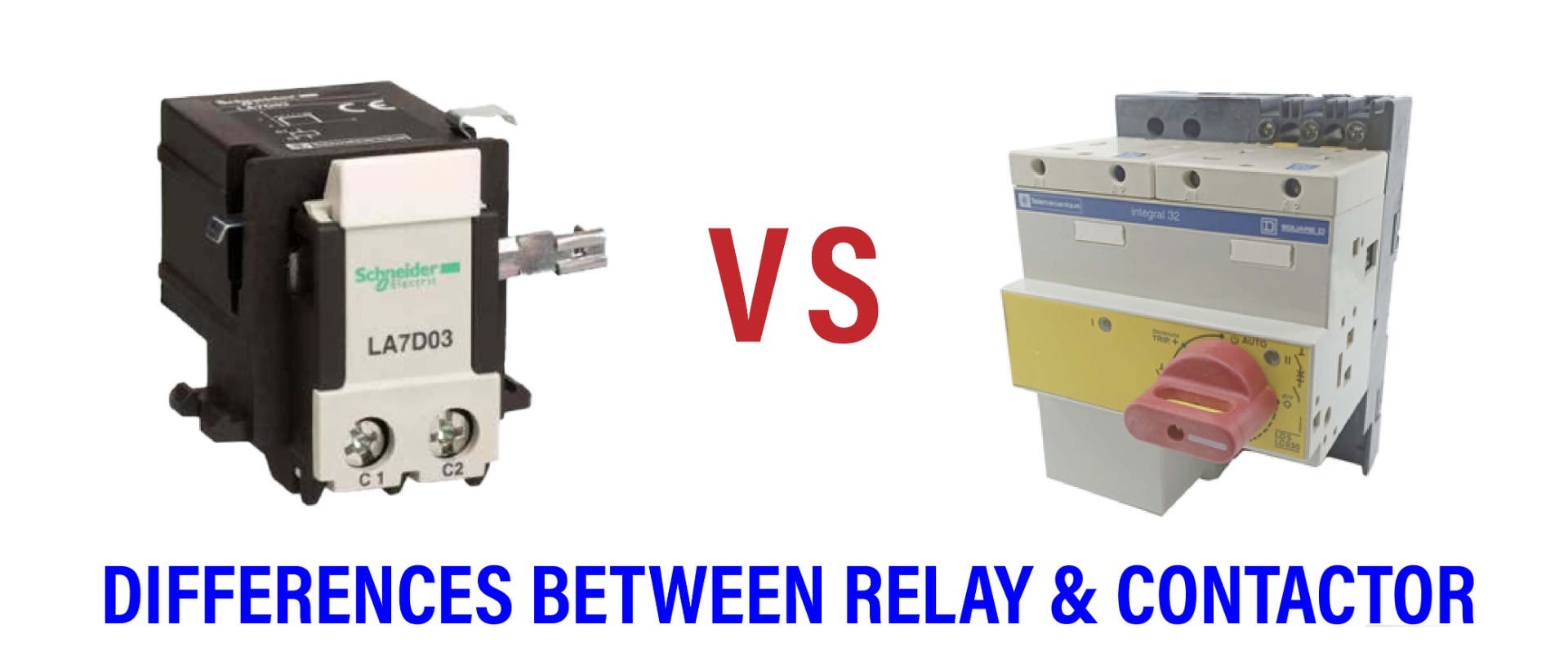 Difference Between Relay and Contactor ElectGo