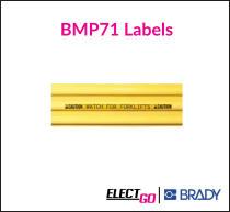 Brady bmp 71 labels