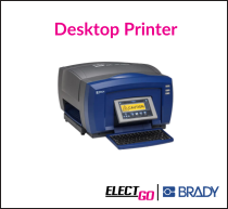 Brady desktop printer