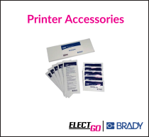 Brady printer accessories