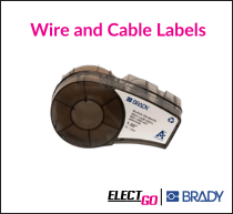Brady wire and cable labels