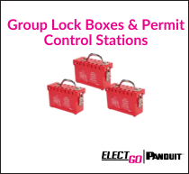Panduit group lock boxes and permit control stations