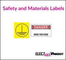 Panduit safety and materials labels
