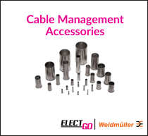 Weidmuller cabling management accessories